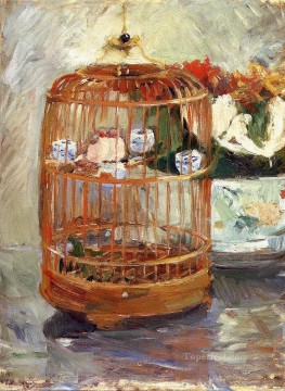 Berthe Morisot Painting - The Cage Berthe Morisot